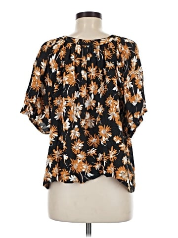 Karen Kane Short Sleeve Blouse (view 2)