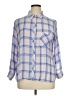 Kenneth Cole REACTION 100% Rayon Plaid Blue Long Sleeve Button-Down Shirt Size 1X - photo 1