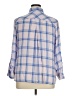Kenneth Cole REACTION 100% Rayon Plaid Blue Long Sleeve Button-Down Shirt Size 1X - photo 2
