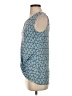 Bold Elements Blue Sleeveless Blouse Size S - photo 5