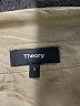 Theory 100% Viscose Metallic Tan Long Sleeve Button-Down Shirt Size S - photo 7