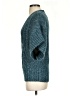 a.n.a. A New Approach Tweed Teal Pullover Sweater Size S - photo 5