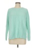 525 America 100% Cotton Solid Teal Pullover Sweater Size M - photo 1