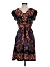 ECI Paisley Black Cocktail Dress Size 6 - photo 2