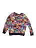 Bums & Roses Print Purple Pullover Sweater Size 3T - photo 2