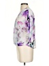 Jennifer Lopez 100% Polyester Purple Short Sleeve Blouse Size XS - photo 5