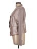 St. John 100% Leather Tan Blazer Size 10 - photo 5