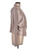 St. John 100% Leather Tan Blazer Size 10 - photo 4