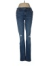 White House Black Market Hearts Blue Jeans Size 8 - photo 1