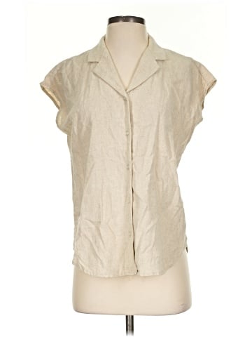T Tahari Sleeveless Button-Down Shirt (view 1)