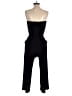 Express Color Block Black Jumpsuit Size XS - photo 2