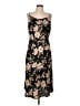 Crescent Floral Black Cocktail Dress Size L - photo 1