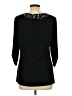 Perceptions Black 3/4 Sleeve Blouse Size 12 - photo 2