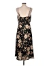 Crescent Floral Black Cocktail Dress Size L - photo 2