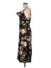 Crescent Floral Black Cocktail Dress Size L - photo 5