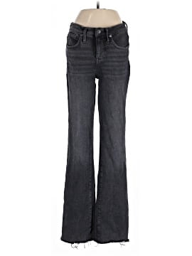Madewell Kick Out Full-Length Jeans in Paynes Wash: Raw-Hem Edition (view 1)