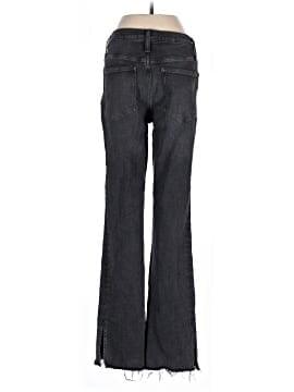Madewell Kick Out Full-Length Jeans in Paynes Wash: Raw-Hem Edition (view 2)