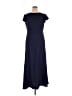 ASOS 100% Polyester Solid Blue Casual Dress Size 14 - photo 1