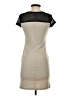 Ginger G. Graphic Gold Cocktail Dress Size S - photo 2