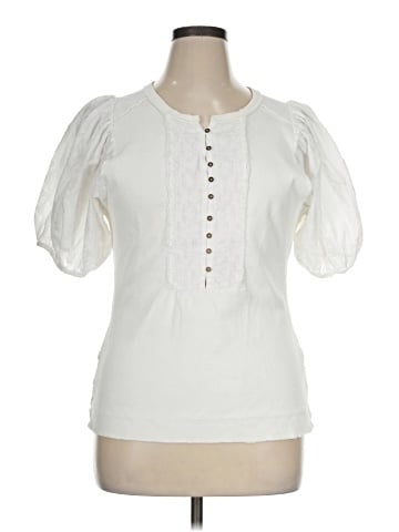 Pilcro Short Sleeve Blouse (view 1)