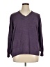 SONOMA life + style 100% Cotton Purple Pullover Sweater Size 1X - photo 1