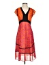 Narciso Rodriguez Paisley Orange Cocktail Dress Size XS - photo 1