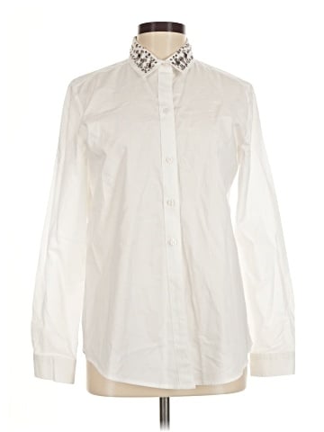 Ann Taylor LOFT Outlet Long Sleeve Button-Down Shirt (view 1)