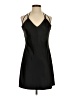 Topshop 100% Polyester Solid Black Cocktail Dress Size 2 - photo 1