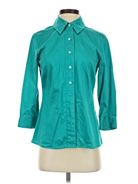 Additions By Chico's 3/4 Sleeve Button Down Shirt