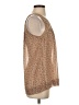 Esley 100% Polyester Tan Sleeveless Blouse Size S - photo 4