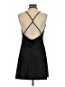Topshop 100% Polyester Solid Black Cocktail Dress Size 2 - photo 2