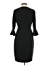 Donna Morgan Solid Black Cocktail Dress Size 4 - photo 2