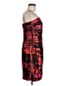 JS Collections 100% Polyester Graphic Red Cocktail Dress Size 6 - photo 4