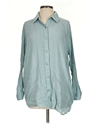 RVCA Long Sleeve Button-Down Shirt (view 1)