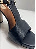 Valentino Garavani 100% Leather Gray Sandals Size EU 37 1/2 - photo 3