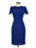 Calvin Klein Solid Blue Cocktail Dress Size 2 (petite) - photo 1