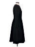 L.K. Bennett 100% Polyester Solid Black Casual Dress Size 4 - photo 4