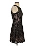 B. Smart 100% Polyester Argyle Black Cocktail Dress Size 5 - 6 - photo 4