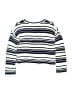 Old Navy 100% Cotton Stripes White Pullover Sweater Size 10 - 12 - photo 2