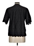 Dylan 100% Cotton Black Short Sleeve Blouse Size L - photo 2