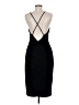 Express Solid Black Cocktail Dress Size M - photo 2