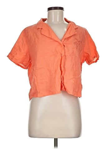 Calypso St. Barth Short Sleeve Blouse (view 1)