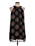 Crystal Sky 100% Polyester Paisley Black Casual Dress Size L - photo 1