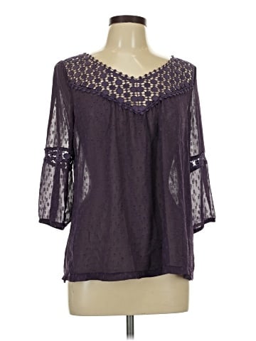 JW (JW Style) 3/4 Sleeve Blouse (view 1)