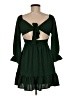 Assorted Brands 100% Polyester Solid Green Casual Dress Size M - photo 2