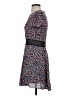 Aqua 100% Polyester Print Purple Casual Dress Size XS - photo 5
