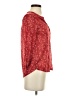 H&M 100% Polyester Red 3/4 Sleeve Blouse Size XS - photo 4