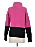 Karen Kane Color Block Pink Turtleneck Sweater Size XS - photo 2