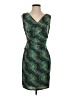 Lily Print Teal Cocktail Dress Size XS - photo 1