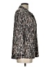 Coral Bay Animal Print Silver 3/4 Sleeve Blouse Size L - photo 4